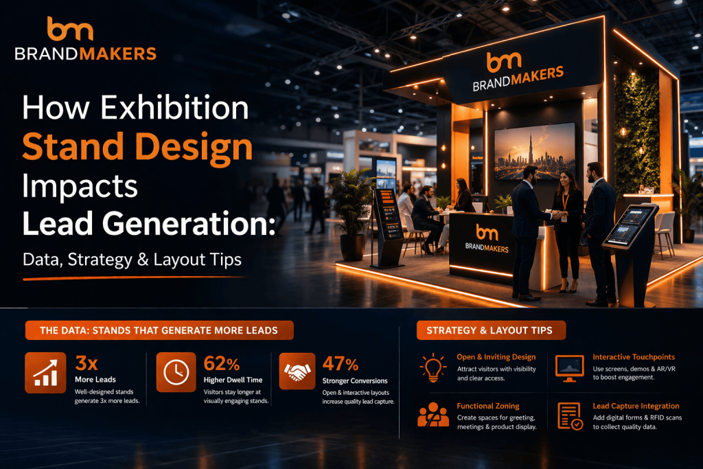 How Exhibition Stand Design Impacts Lead Generation: Data, Strategy & Layout Tips